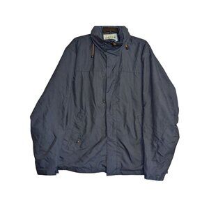 Orvis Classic Collection Mens XL Windbreaker Jacket Navy Blue